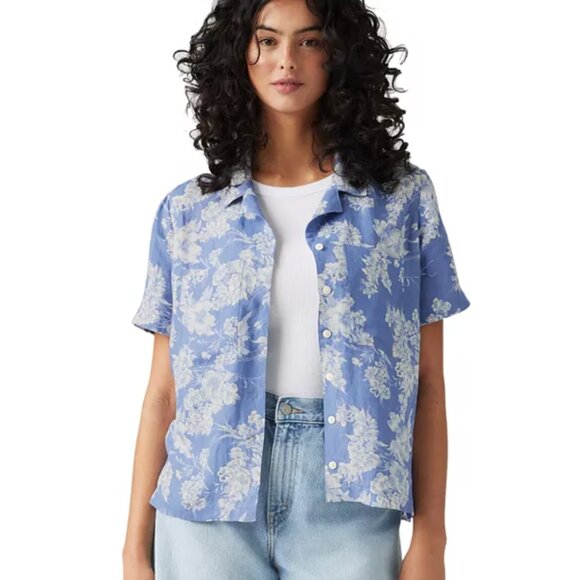 Levi's Sonny Cotton Camp Shirt M NWT - Picture 1 of 3